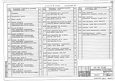 Состав альбома. Типовой проект 501-09-35.88Альбом 1 Пояснительная записка