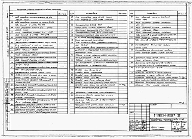 Состав альбома. Типовой проект 903-4-80.87Альбом 4 Электротехнические решения. Телемеханизация и связь
