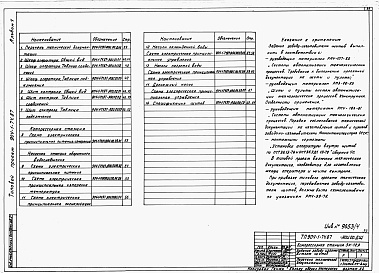 Состав альбома. Типовой проект 904-1-74.87Альбом 4 Автоматизация и КИП          