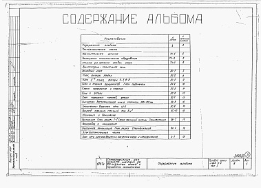 Состав альбома. Типовой проект 808-5-2Альбом 3 ВАРИАНТ С ПОМЕЩЕНИЯМИ ДЛЯ ХРАНЕНИЯ ВОСКОВОГО МАТЕРИАЛА И ДЕЗИНФЕКЦИИ СОТОВЫХ РАМОК. Технологическая, Архитектурно-строительная, Санитарно-техническая, Электротехническая части 