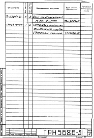 Состав альбома. Типовой проект 907-2-134сАльбом 2 Рабочие чертежи фундамента