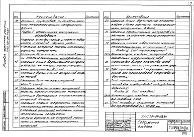 Состав альбома. Типовой проект 701-04-118.84Альбом 1 Общие указания по проектированию.Материалы теплоизоляционных конструкций. Чертежи.