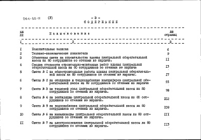 Состав альбома. Типовой проект 264-22-11Альбом 5 Сметы
