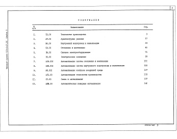 Состав альбома. Типовой проект 503-3-27.90Альбом 8 Спецификации оборудования    