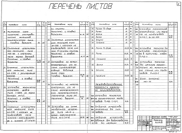 Состав альбома. Типовой проект 04-09-43Альбом 3 Автоматизация установки для вспучивания перлита (Н4469). Автоматизация дробильно-сортировочного отделения и приемного устройства со складом кускового сырья (Н4470)