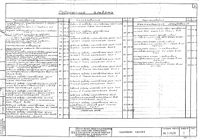 Состав альбома. Типовой проект 901-3-14/70Альбом 1 Технологическая часть. Архитектурно-строительная часть,санитарно-техническая часть, электротехническая часть, нестандартное оборудование.