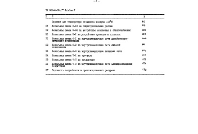Состав альбома. Типовой проект 503-5-33.87Альбом 5 Сметы