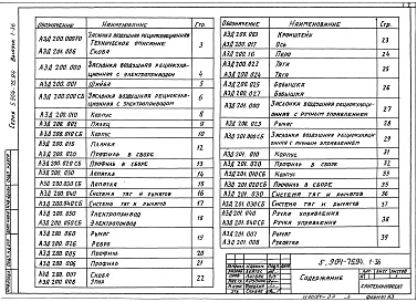 Состав альбома. Серия 5.904-75.94 КамерыВыпуск 1-36 Заслонка воздушная рециркулирующая. Рабочие чертежи