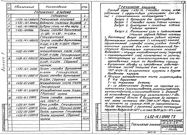 Состав альбома. Серия 1.432-16 СтеновыеВыпуск 1 Стеновые панели. Рабочие чертежи