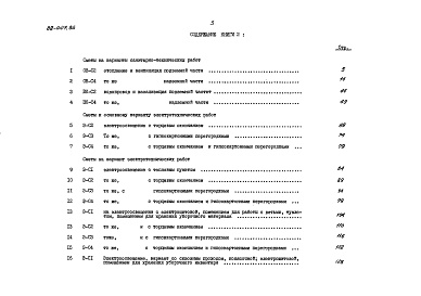 Состав альбома. Типовой проект 88-047.86Альбом 10 Сметы. Книга 2 (СМ)