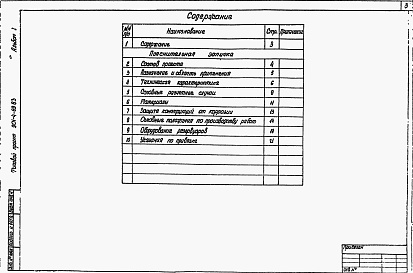 Состав альбома. Типовой проект 901-4-69.83Альбом 1 Общие материалы для проектирования резервуаров емк. 50-20000 м3.     