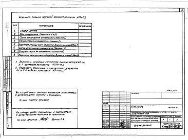 Состав альбома. Типовой проект 96-027/1.2Часть 01-11.1 Унифицированные чертежи для легких, средних и тяжелых условий строительства. Часть 01-11.1.1 Легкие условия строительства. Часть 01-11.1.2 Средние условия строительства. Часть 01-11.1.3 Тяжелые условия строительства. Часть 01-11.1.5