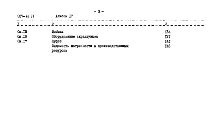 Состав альбома. Типовой проект 507-92.87Альбом 4 Сметы