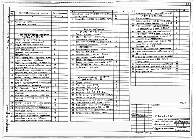 Состав альбома. Типовой проект У.814-8-3.92Альбом 1 Технологические решения. Холодоснабжение. Архитектурные решения. Конструкции железобетонные