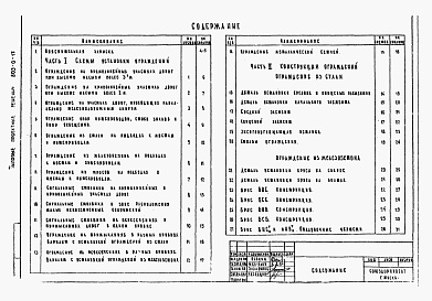Состав альбома. Типовой проект 503-0-17Альбом 1 Элементы ограждений автомобильных дорог.