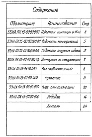 Состав альбома. Типовой проект 820-4-027.23.86Альбом 3 Подъемник канатный грузоподъемностью 15 т