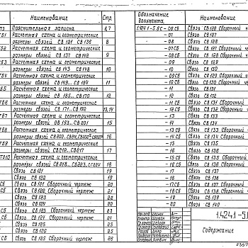 Состав фльбома. Серия 1.424.1-5 КолонныВыпуск 6с Стальные связи по колоннам для зданий с расчетной сейсмичностью 7, 8, 9 баллов. Рабочие чертежи