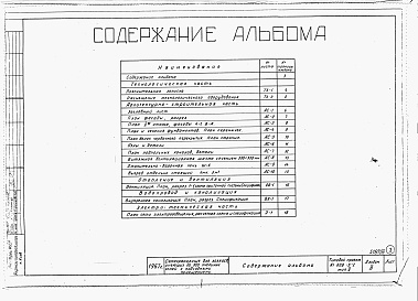 Состав альбома. Типовой проект 808-5-2Альбом 3  Рабочие чертежи и детали. Вариант с помещениями для хранения воскового материала и дезинфекции сотовых рамок.    