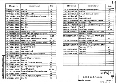 Состав альбома. Серия 3.501.2-139 ПролетныеВыпуск 2-5 Пролетные строения пролетами 88 - 110 м. Конструкции металлические. Узлы. Рабочие чертежи