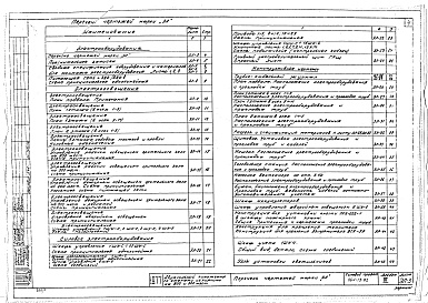Состав альбома. Типовой проект 264-13-92Альбом 3 Электрооборудование, механическое оборудование, кинотехнология, устройства радио и связи 