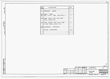 Состав альбома. Типовой проект 816-1-94.86Альбом 8 Проектная документация по переводу помещений технического подвала на режим ПРУ