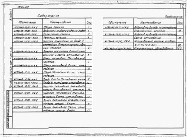 Состав альбома. Типовой проект 820-1-073c.87Альбом 7  Отстойник на расход 12 м3/с. Чертежи сооружения     