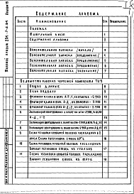 Состав альбома. Типовой проект П-3-185Альбом 19 Проектная документация мероприятий по переводу помещений подвала в режим ПРУ