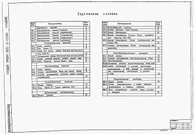 Состав альбома. Типовой проект 902-5-15.86Альбом 1 Технологические, архитектурные, теплотехнические решения. Конструкции железобетонные. Электротехнические решения и технологический контроль    