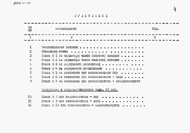 Состав альбома. Типовой проект 902-1-19Альбом 8 Сметы при глубине заложения подводящего коллектора 5,5 м