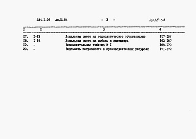 Состав альбома. Типовой проект 234-1-93Альбом 3 Сметы