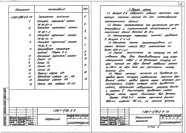 Состав альбома. Серия 1.030.1-1/88 СтеныВыпуск 2-8 Панели карнизные из легкого бетона для стен производственных зданий. Рабочие чертежи
