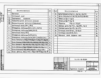 Состав альбома. Типовой проект 114-16-79.84Альбом 3 Индустриальные изделия (ТП 114-16-80.84).
