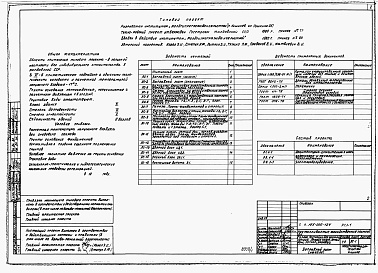 Состав альбома. Типовой проект 195-000-124сАльбом 1 Архитетктурно-строительные, санитарно-технические и электротехнические чертежи 