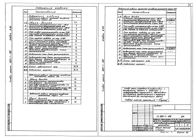 Состав альбома. Типовой проект 903-1-205Альбом 8.25 Водоподготовительная установка. Электротехническая часть, связь и сигнализация (из т.п. 903-1-199)
