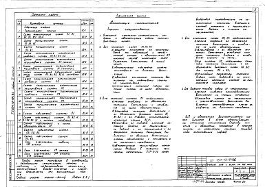 Состав альбома. Типовой проект 264-12-194.84Альбом 3 Автоматизация сантехустройств Часть 2