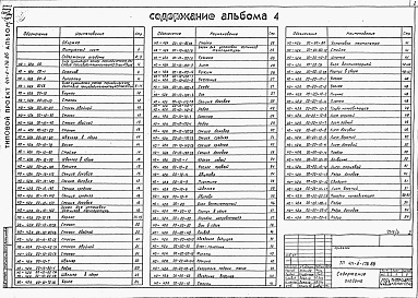 Состав альбома. Типовой проект 411-2-176.86Альбом 4  Нестандартизированное оборудование.      