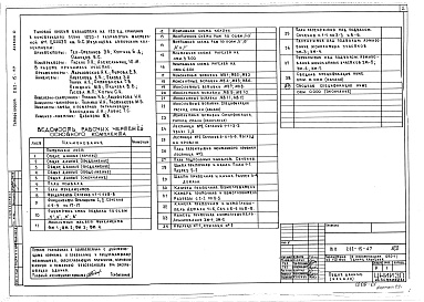 Состав альбома. Типовой проект 262-15-47Альбом 0 Материалы для привязки и чертежи нулевого цикла работ