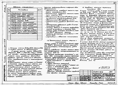 Состав альбома. Типовой проект 904-1-65.86Альбом 3 Автоматизация и КИП