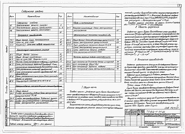 Состав альбома. Типовой проект 812-1-71.86Альбом 1 Общая пояснительная записка. Технология производства. Архитектурно-строительные решения. Электроснабжение, электрическое освешение и силовое электрооборудование. Связь и сигнализация. Автоматизация технологии производства. 