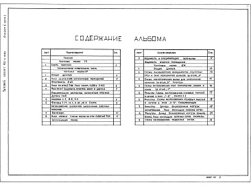 Состав альбома. Типовой проект 902-4-10.84Альбом 3 Часть 1 - Строительные решения. Архитектурные решения. Конструкции железобетонные за осью &quot;4&quot;. Часть 2 - Строительные решения. Конструкциии железобетонные в осях &quot;1&quot;-&quot;4&quot;. Узлы
