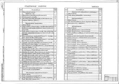 Состав альбома. Типовой проект 503-6-10.86Альбом 1 ПЛОЩАДКА АЗС. Пояснительная записка. Чертежи (генплан, технологические коммуникации, архитектурно-строительные решения, наружные сети водоснабжения и канализации, электроснабжение, автоматизация)