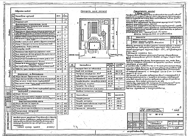 Состав альбома. Типовой проект 416-6-12Альбом 1 Пояснительная записка. Архитекутурно-строительная часть. Отопление и вентиляция, водопровод и канализацияЭлектротехническая часть