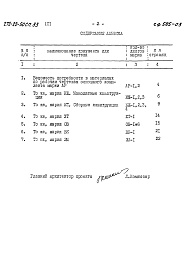 Состав альбома. Типовой проект 272-22-50сп.83Альбом 3 Ведомости потребности в материалах