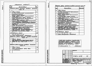 Состав альбома. Типовой проект 903-2-30.90Альбом 9    Силовое электрооборудование. Внутреннее освещение. Связь и сигнализация