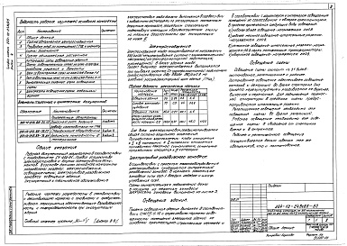 Состав альбома. Типовой проект 264-12-243с.85Альбом 4 Электрическое освещение здания, эстрады, электроснабжение 