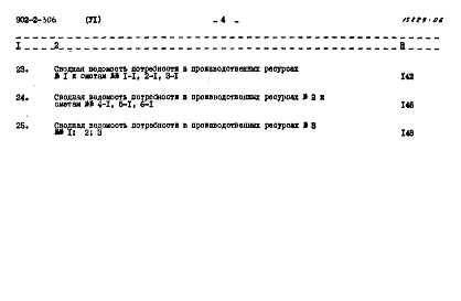 Состав альбома. Типовой проект 902-2-306Альбом 6 Сметы