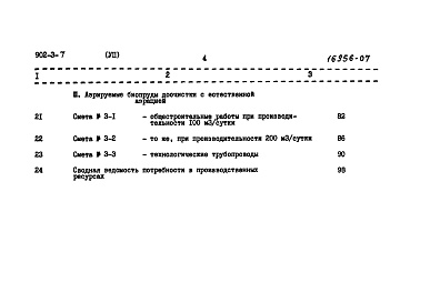 Состав альбома. Типовой проект 902-3-7Альбом 7 Сметы