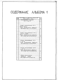 Состав альбома. Типовой проект 00-0-6.88Альбом 1. Схемы электрических соединений    