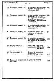 Состав альбома. Типовой проект 179-03в.86Альбом 7 СМ 1 Сметная документация на блок-секцию