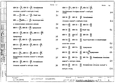 Состав альбома. Шифр РС4197-78 НаружныеАльбом 1 Рабочие чертежи